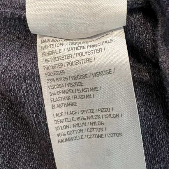 LOGO Lounge by Lori Goldstein Blue Zip Front Cardigan with Lace Back Size 1X - Picture 10 of 10